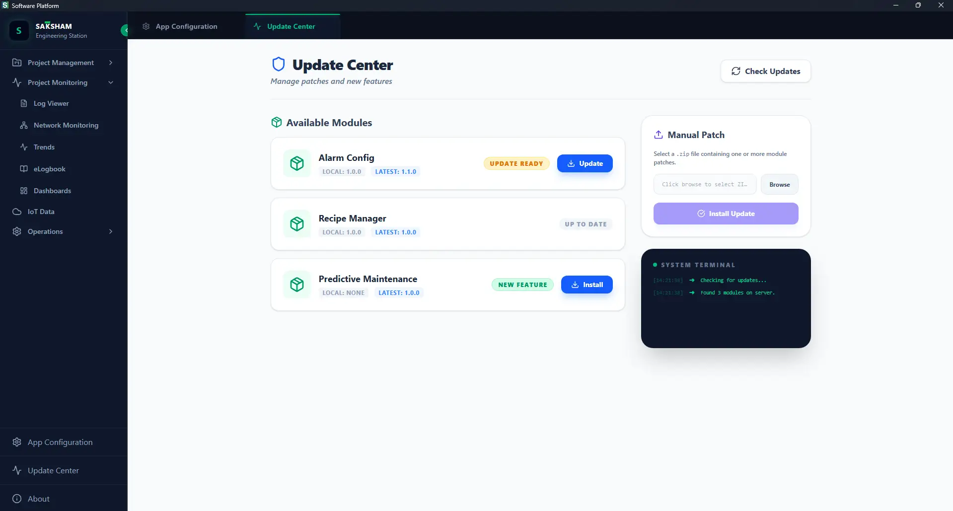 Main Dashboard