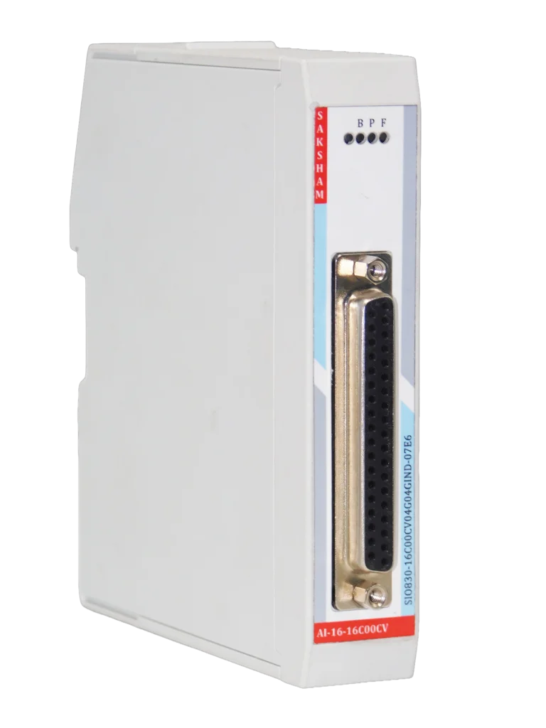 16 channel analog input PLC module Saksham S800 series